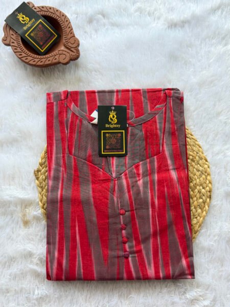 Cotton ikkat Kurtis