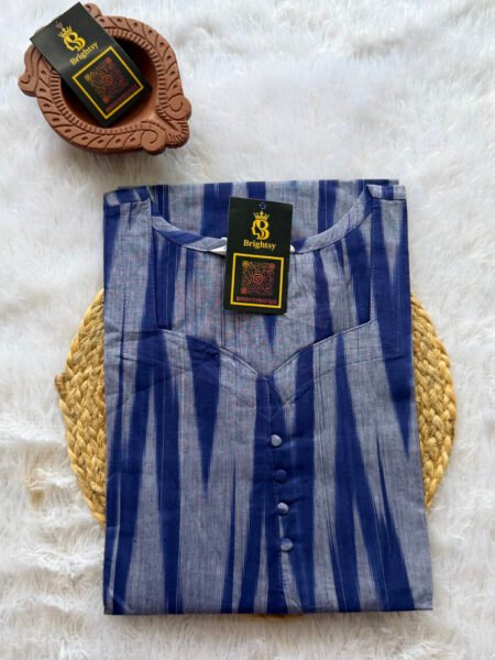 Cotton ikkat Kurtis (Copy)