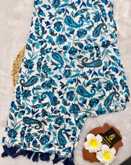 Blue Kalamkari Shawl