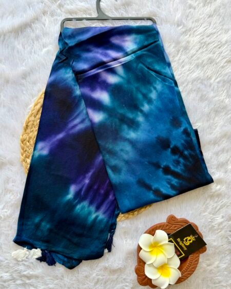 Indigo & White Stole-9