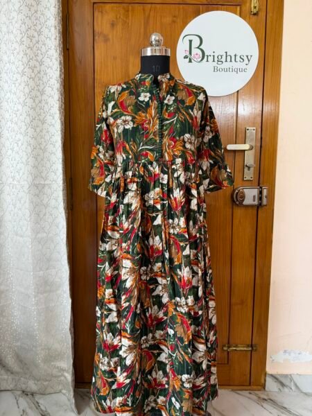 Rayon Umbrella Tops - Green